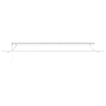 Markis automatiskt infällbar vinröd 500x300 cm