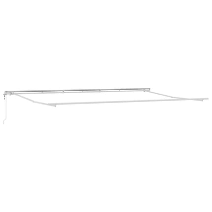 Markis automatiskt infällbar vinröd 600x300 cm