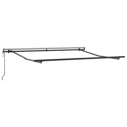 Markis automatiskt infällbar brun 300x250 cm