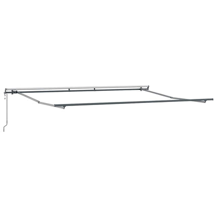 Markis automatiskt infällbar brun 400x300 cm