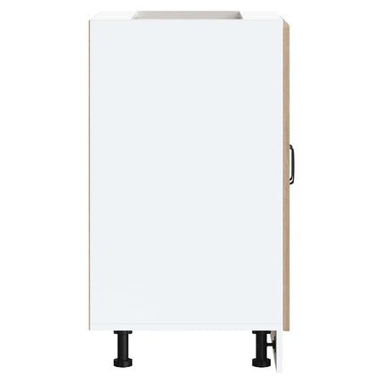 Diskbänk underskåp sonoma-ek 60x46x81,5 cm konstruerat trä
