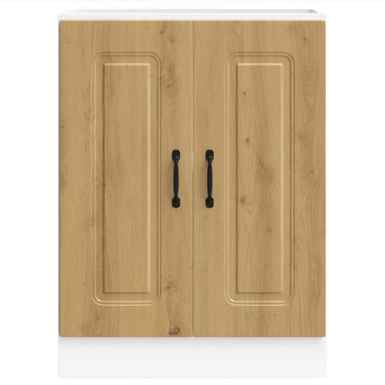 Diskbänk underskåp artisan ek 60x46x81,5 cm konstruerat trä