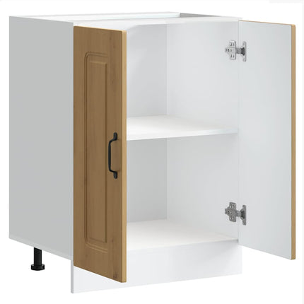 Diskbänk underskåp artisan ek 60x46x81,5 cm konstruerat trä