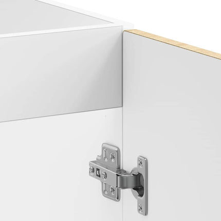 Diskbänk underskåp sonoma-ek 80x46x81,5 cm konstruerat trä