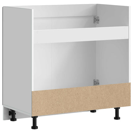 Diskbänk underskåp betonggrå 80x46x81,5 cm konstruerat trä