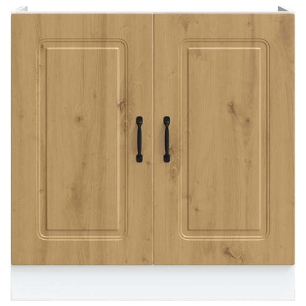 Diskbänk underskåp artisan ek 80x46x81,5 cm konstruerat trä