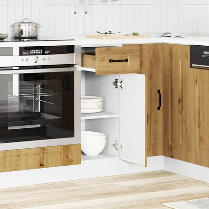 Basskåp för kök Kalmar artisan ek konstruerat trä