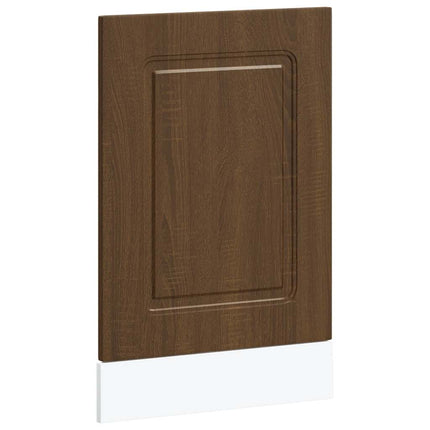 Diskmaskinspanel Kalmar brun ek 45x1,5x57 cm konstruerat trä