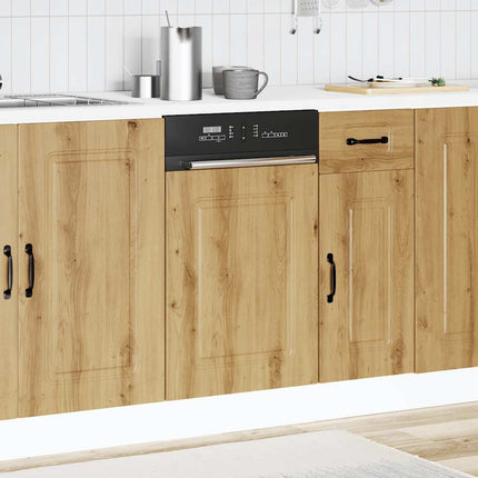 Diskmaskinspanel Kalmar artisan ek 45x1,5x57 cm konstruerat trä