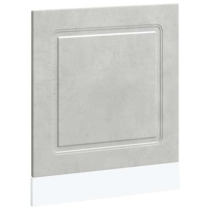 Diskmaskinspanel Kalmar betonggrå 60x1,5x57 cm konstruerat trä