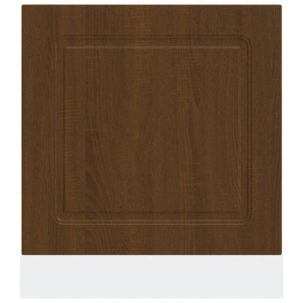 Diskmaskinspanel Kalmar brun ek 60x1,5x57 cm konstruerat trä