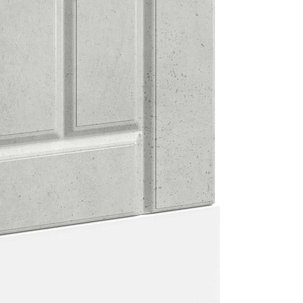 Diskmaskinspanel Lucca betonggrå konstruerat trä