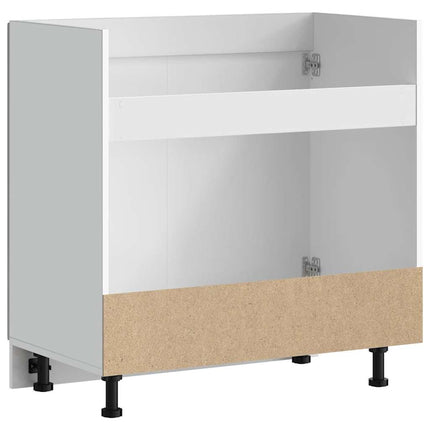 Diskbänk underskåp betonggrå 80x46x81,5 cm konstruerat trä