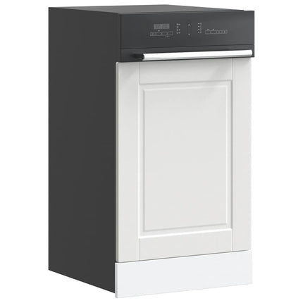 Diskmaskinspanel Porto vit 45x1,5x57 cm konstruerat trä
