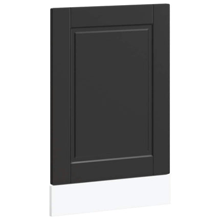 Diskmaskinspanel Porto svart 45x1,5x57 cm konstruerat trä