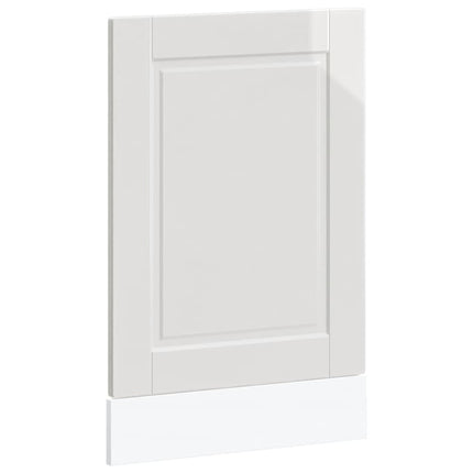 Diskmaskinspanel Porto högglans vit 45x1,5x57cm konstruerat trä