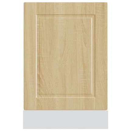 Diskmaskinspanel Porto sonoma-ek 45x1,5x57 cm konstruerat trä