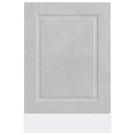 Diskmaskinspanel Porto betonggrå 45x1,5x57 cm konstruerat trä