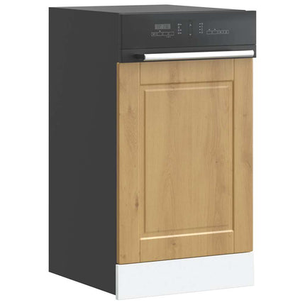 Diskmaskinspanel Porto artisan ek 45x1,5x57 cm konstruerat trä