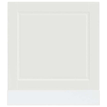 Diskmaskinspanel Porto vit 60x1,5x57 cm konstruerat trä