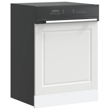 Diskmaskinspanel Porto vit 60x1,5x57 cm konstruerat trä