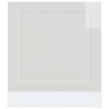 Diskmaskinspanel Porto högglans vit 60x1,5x57cm konstruerat trä