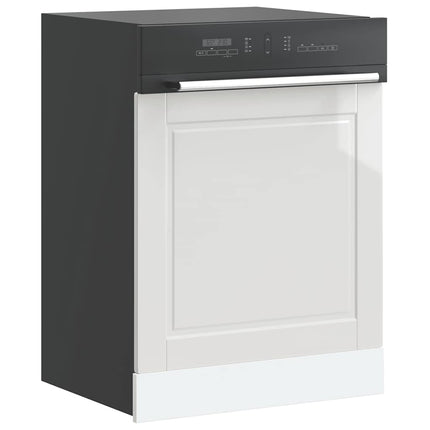 Diskmaskinspanel Porto högglans vit 60x1,5x57cm konstruerat trä