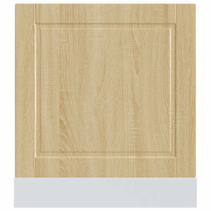 Diskmaskinspanel Porto sonoma-ek 60x1,5x57 cm konstruerat trä