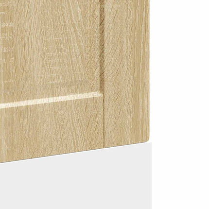 Diskmaskinspanel Porto sonoma-ek 60x1,5x57 cm konstruerat trä