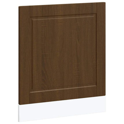 Diskmaskinspanel Porto brun ek 60x1,5x57 cm konstruerat trä