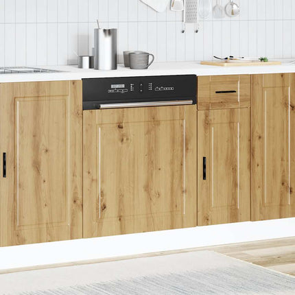 Diskmaskinspanel Porto artisan ek 60x1,5x57 cm konstruerat trä