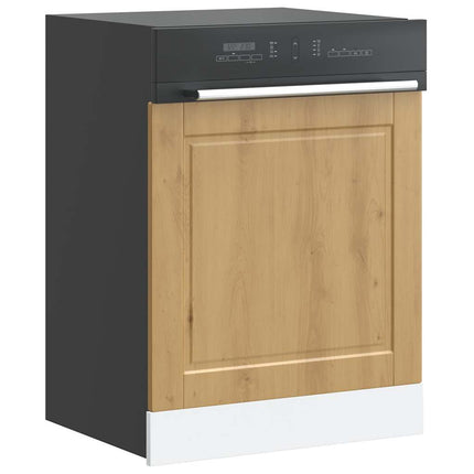 Diskmaskinspanel Porto artisan ek 60x1,5x57 cm konstruerat trä