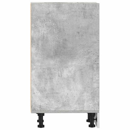 Underskåp "Riga" betonggrå 30x44,5x81,5 cm konstruerat trä