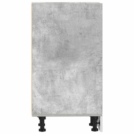 Underskåp "Riga" betonggrå 40x44,5x81,5 cm konstruerat trä