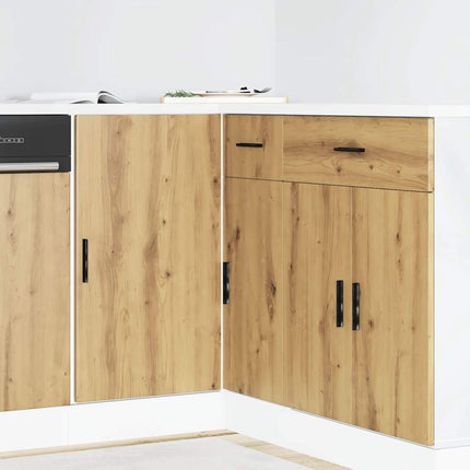 Basskåp med diskbänk “Lyon” artisan ek konstruerat trä