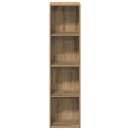 Bokhylla artisan ek 36x30x143 cm konstruerat trä