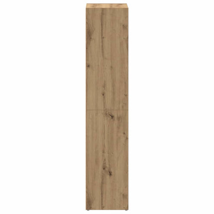 Bokhylla artisan ek 36x30x143 cm konstruerat trä