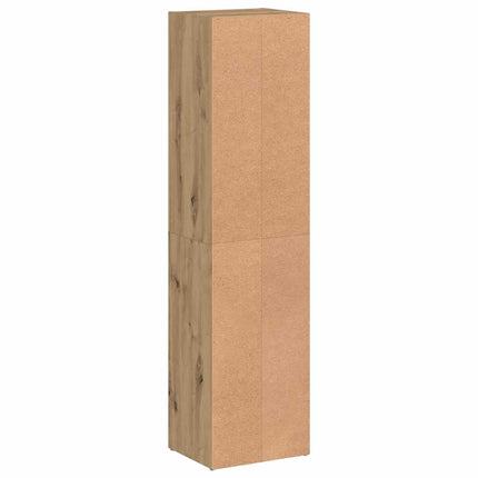 Bokhylla artisan ek 36x30x143 cm konstruerat trä