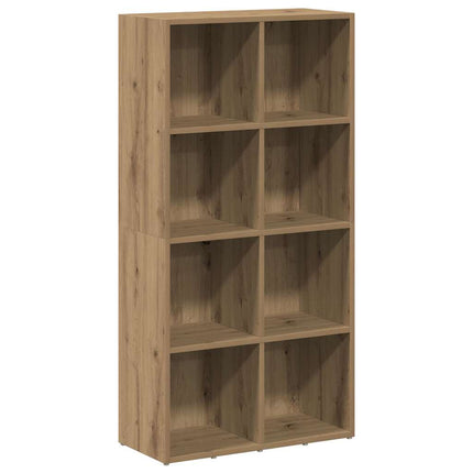 Bokhylla artisan ek 66x30x130 cm konstruerat trä
