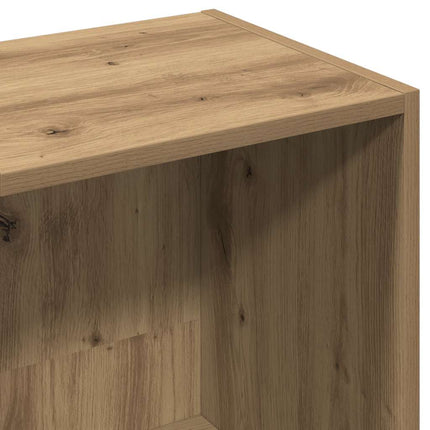 Bokhylla artisan ek 66x30x130 cm konstruerat trä