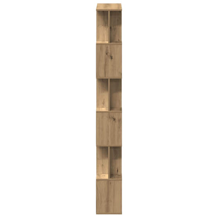 Bokhylla artisan ek 80x24x192 cm konstruerat trä