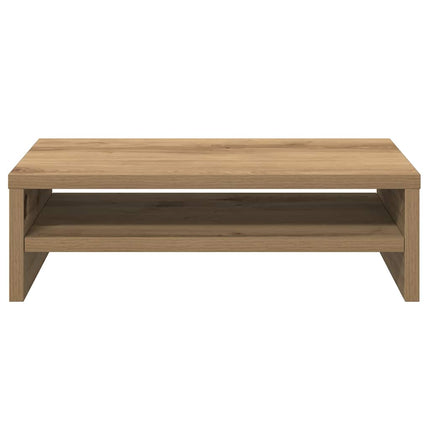 Skärmställ hantverksmässig ek 42x24x13 cm konstruerat trä
