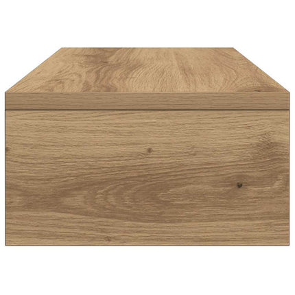 Skärmställ hantverksmässig ek 42x24x13 cm konstruerat trä