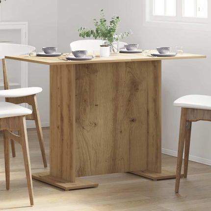 Matbord artisan ek 110x60x75 cm konstruerat trä