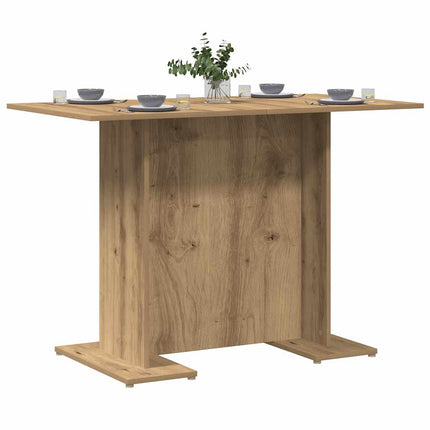 Matbord artisan ek 110x60x75 cm konstruerat trä
