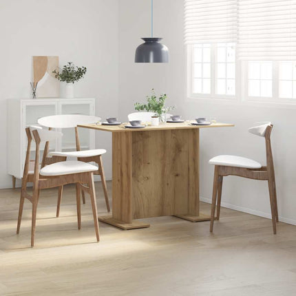 Matbord artisan ek 110x60x75 cm konstruerat trä