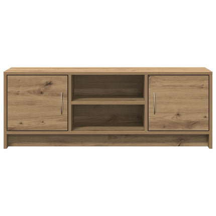 Tv-bänk ek 102x30x37,5 cm konstruerat trä