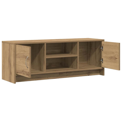 Tv-bänk ek 102x30x37,5 cm konstruerat trä