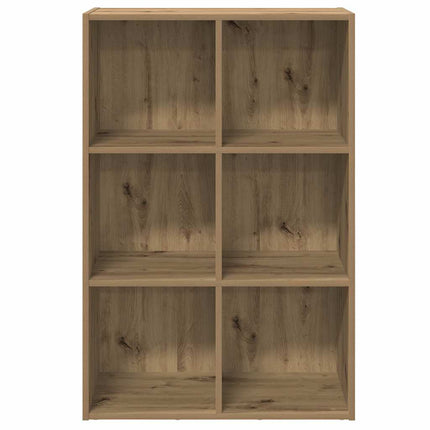 Bokskåp/skänk hantverksmässig ek 66x30x98 cm konstruerat trä