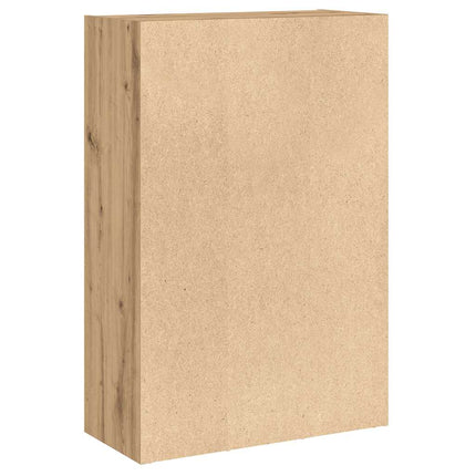 Bokskåp/skänk hantverksmässig ek 66x30x98 cm konstruerat trä
